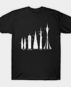 World Highest Skyscrapers T-Shirt AI