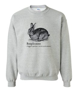 Booplesnoot Cute Funny Bunny Rabbit Lover Sweatshirt (GPMU)