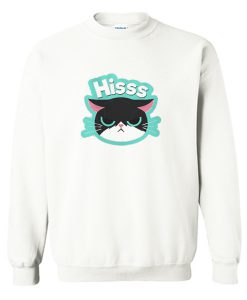 Hisss Angry Cat Sweatshirt (GPMU)