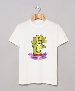 Nobody Cares Lisa Simpson T-Shirt AI