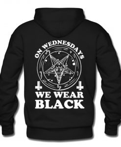 On Wednesdays We Wear Black Hoodie (GPMU)
