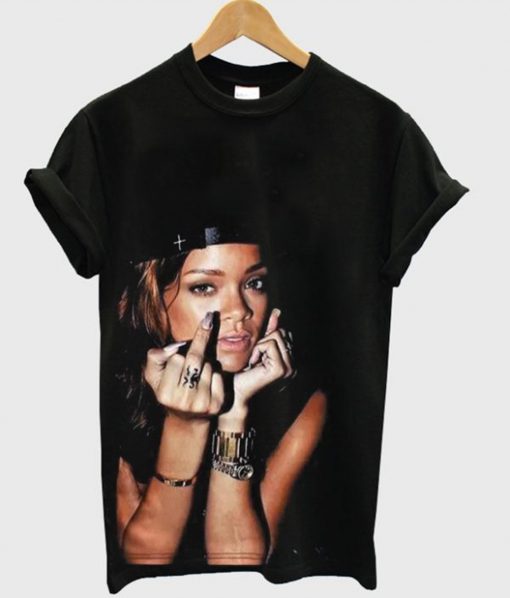 Rihanna Middle Finger T Shirt (GPMU)
