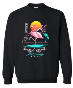 Riot Society Flamingo Blossom Sweatshirt (GPMU)