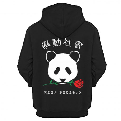 Riot Society Panda Hoodie Back (GPMU)