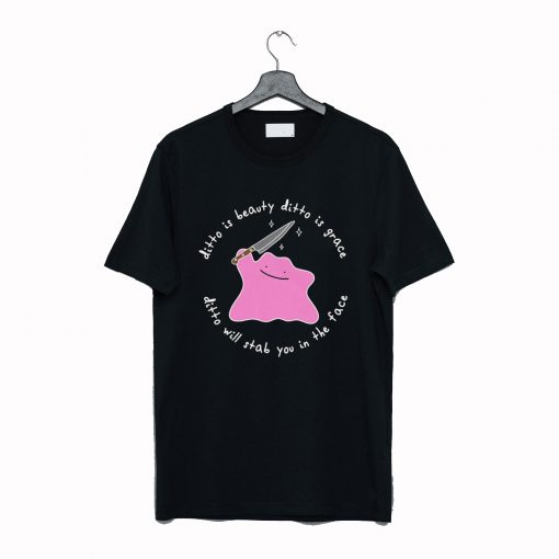 Ditto Holding Knife Pokemon T-Shirt (GPMU)