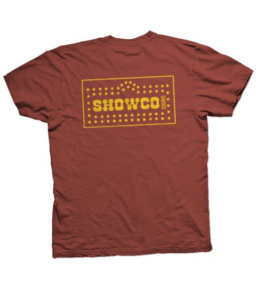 Led Zeppelin 1973 SHOWCO Crew North American Tour Staff T Shirt Back (GPMU)