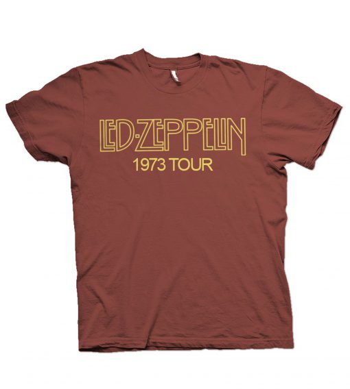 Led Zeppelin 1973 SHOWCO Crew North American Tour Staff T Shirt (GPMU)