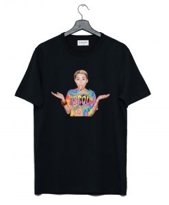 Miley Cyrus ice cream Black T-Shirt (GPMU)