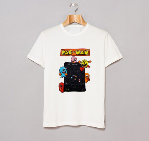 Pacman Retro Classic Arcade Game Crazy T Shirt (GPMU)