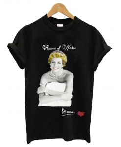 Princess of Wales Diana Black T Shirt (GPMU)