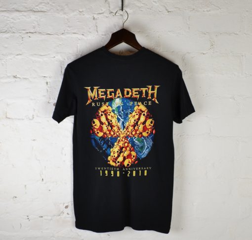 Rust In Peace Megadeth T Shirt Back (GPMU)