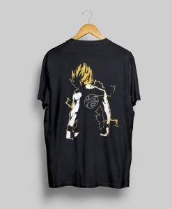 Train super saiyan goku T-Shirt Back (GPMU)