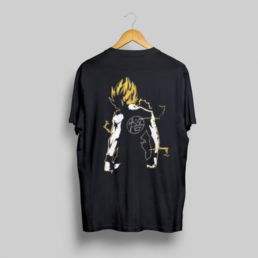 Train super saiyan goku T-Shirt Back (GPMU)