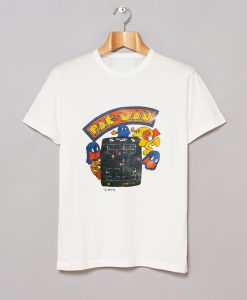 Vintage 1980's PAPER THIN Pac Man T Shirt (GPMU)