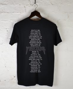 Yeezus Tour Merch Reaper Skull T Shirt Back (GPMU)