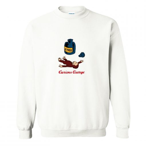 Vintage 1995 Curious George Ether Sweatshirt (GPMU)