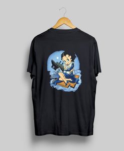 Vintage Betty Boop Titanic T-Shirt Back (GPMU)