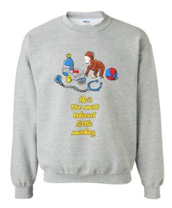Vintage CURIOUS GEORGE American Animated Series Sweatshirt (GPMU)