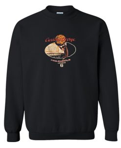 Vintage Curious George Sweatshirt Black (GPMU)