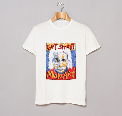 Vintage Deadstock 90's Albert Einstein Art T-Shirt (GPMU)