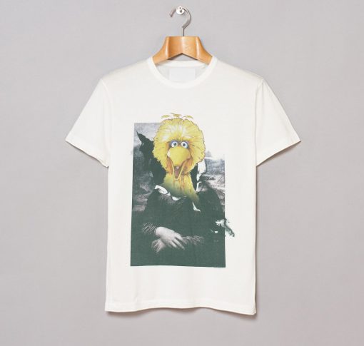 Big Bird Head Busting Sesame Street Mens T-Shirt (GPMU)