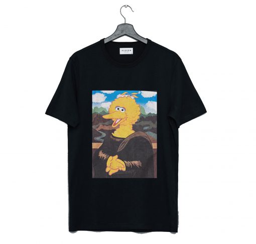 Big Bird Sesame Street Monalisa T-Shirt (GPMU)