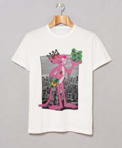 HARD TEN Pink Panther Hip Hop Rap Gangsta Rapper T Shirt (GPMU)