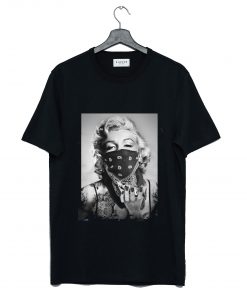 Marilyn Monroe Black Bandana T Shirt (GPMU)