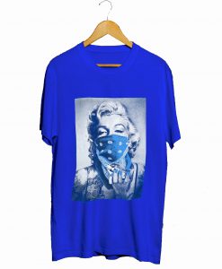 Marilyn Monroe Blue Bandana T Shirt (GPMU)