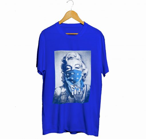 Marilyn Monroe Blue Bandana T Shirt (GPMU)