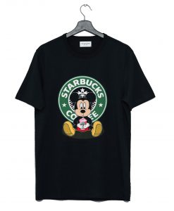 Mickey Mouse Drinking Starbucks T-Shirt (GPMU)