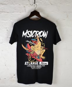 Msicrow Bebovizi Men Japanese Style Oversize Loose T Shirt Back (GPMU)