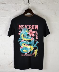 Msicrow Flower Dragon T-Shirt Back (GPMU)
