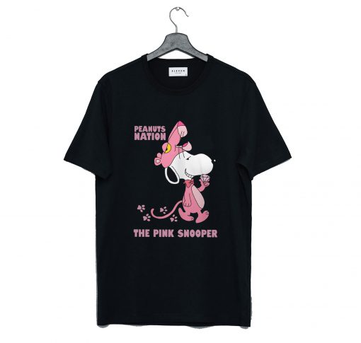 Peanuts Nation The Pink Snooper T Shirt (GPMU)