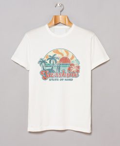 Sunshine State Of Mind Retro 60s Faded Summer T-Shirt (GPMU)