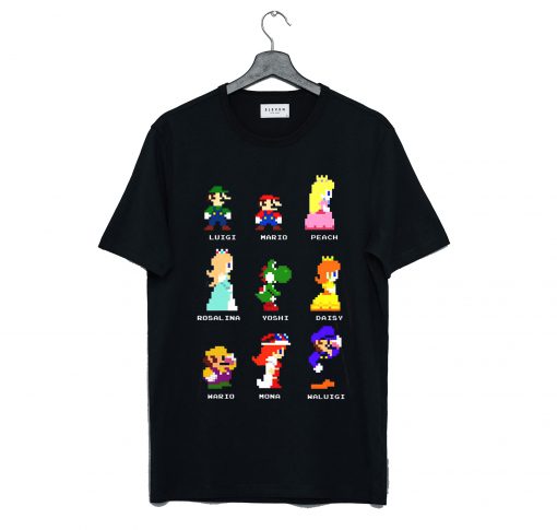 Super Mario Bros Gaming Characters T Shirt (GPMU)