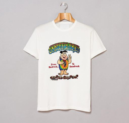 Vintage 1994 90s Fred Flintstone Grateful Dead T Shirt (GPMU)