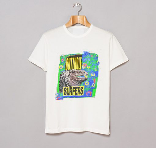 Vtg 1991 Rare Butthole Surfers Iguana T Shirt (GPMU)