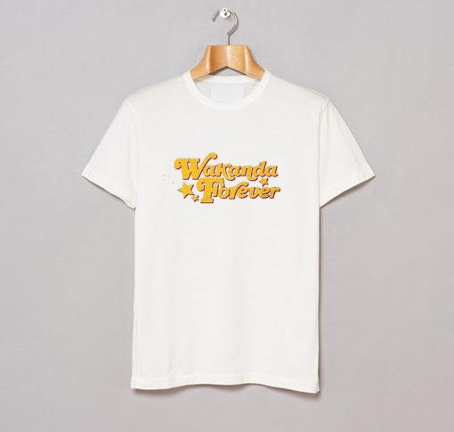 Wakanda Forever Letter T Shirt (GPMU)