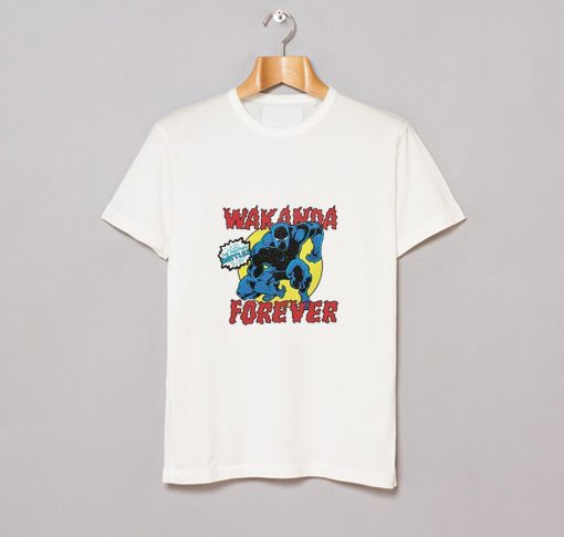 Wakanda Forever T Shirt White (GPMU)