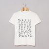 Alphabet Fuck Donald Trump T Shirt (GPMU)