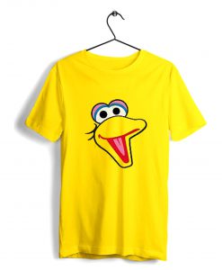 BIG BIRD FACE Sesame Street Yellow T Shirt (GPMU)