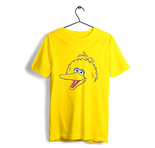 Big Bird Face with Hair Yellow T Shirt (GPMU)