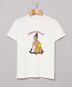 Crack Kills Bart Simpson T Shirt (GPMU)