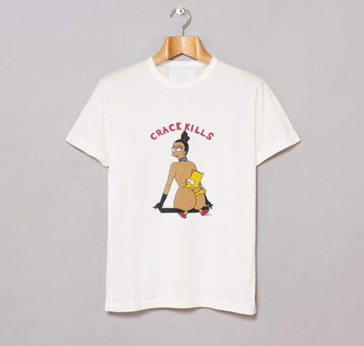 Crack Kills Bart Simpson T Shirt (GPMU)