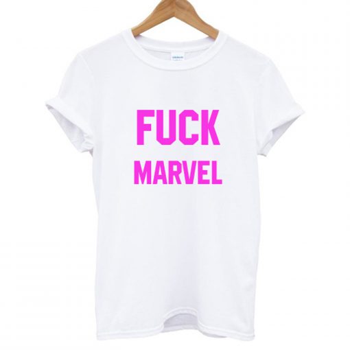 Fuck Marvel T Shirt White (GPMU)