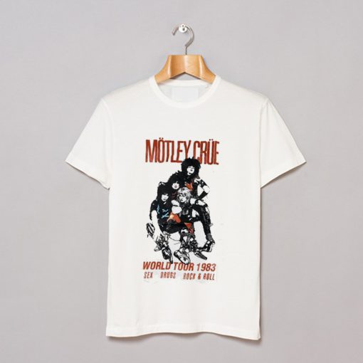 Motley Crue World Tour 83 T Shirt (GPMU)