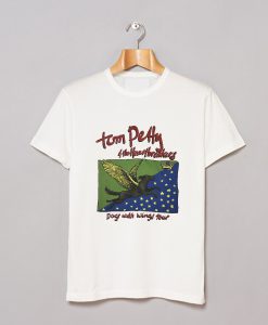 TOM PETTY AND The Heartbreakers Dogs With Wing T Shirt (GPMU)