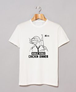 Winner Winner Chicken Dinner PUBG T-Shirt White (GPMU)