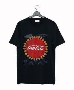 Coca-Cola Faded Sun And Surf Logo Vintage T-Shirt (GPMU)